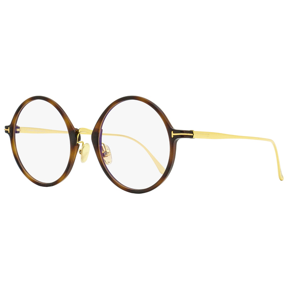 Tom Ford Accessories - Tom Ford Blue Block Eyeglasses TF5703B 053 Havana/Gold 52mm FT5703